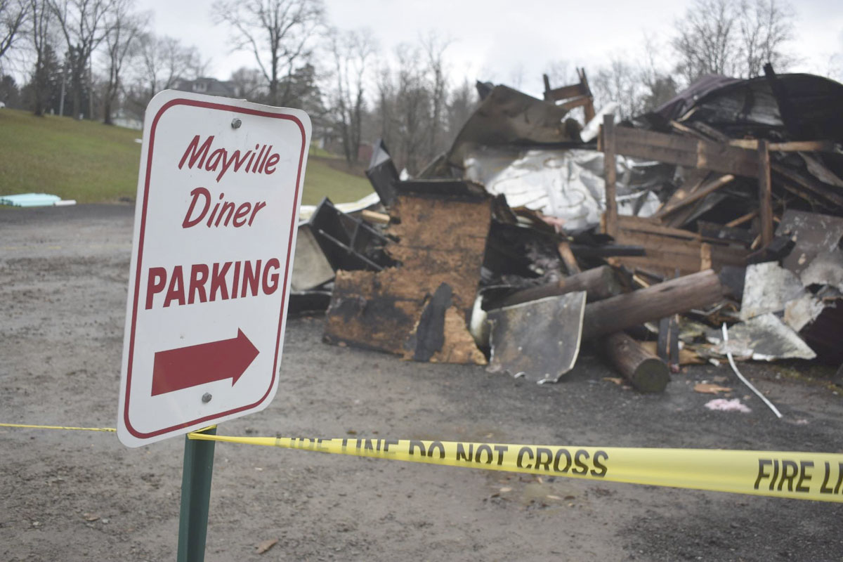 Burned down Mayville Diner to be cleaned up News, Sports, Jobs